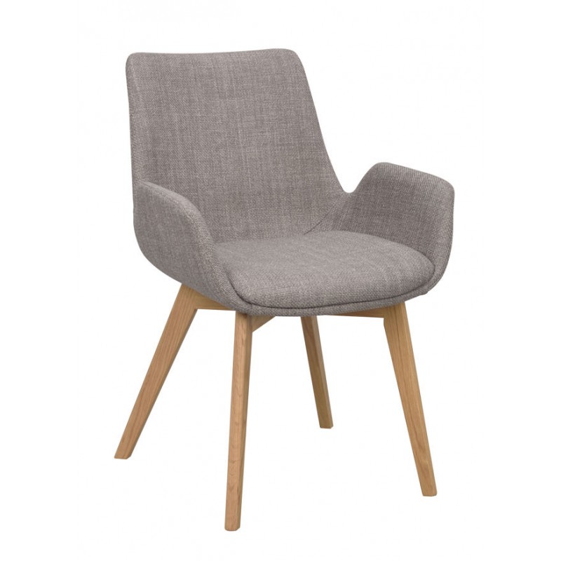 RO Drimsdale Arm Chair Grey/Oak